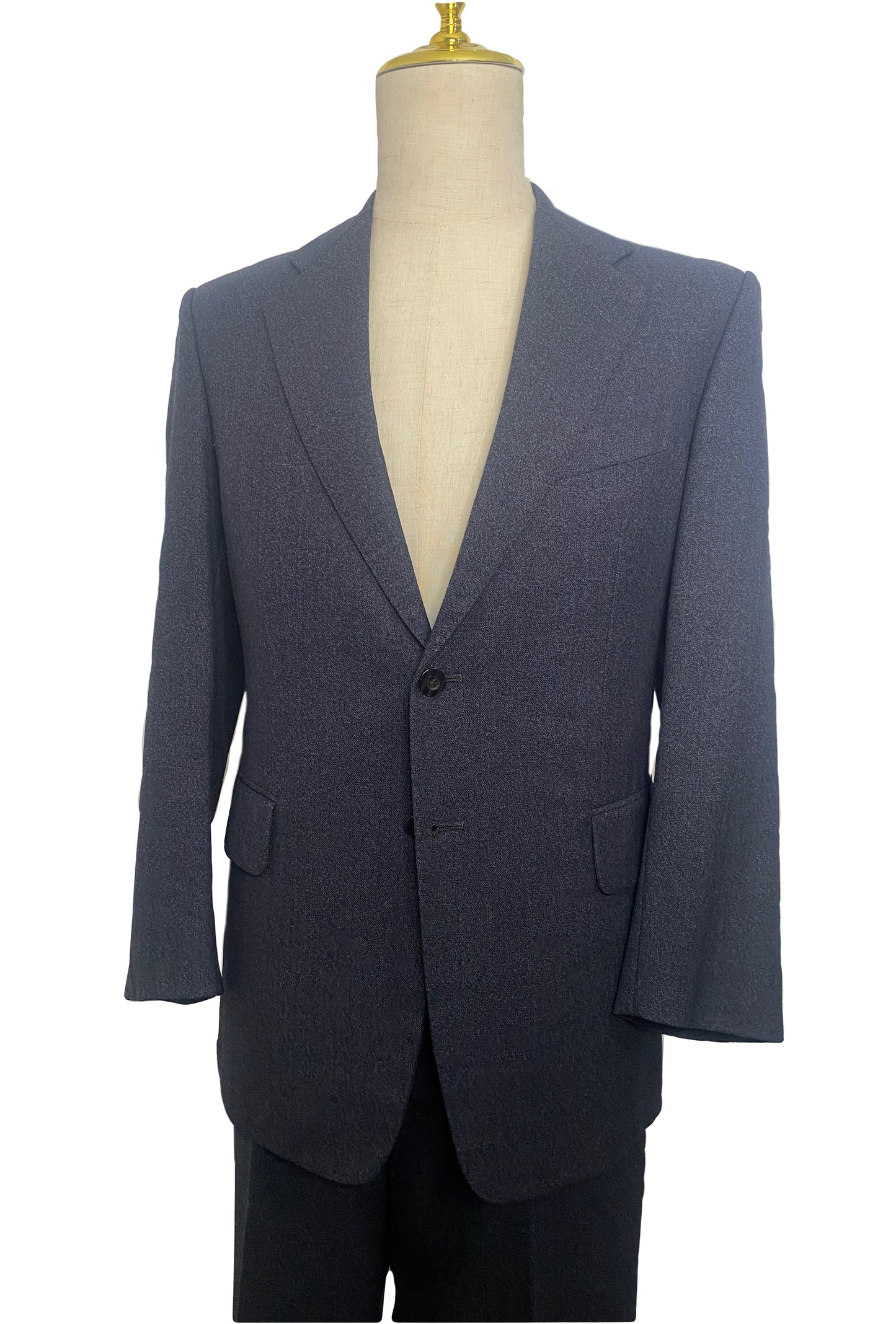 Blue Tic 2 Piece Suit (38)