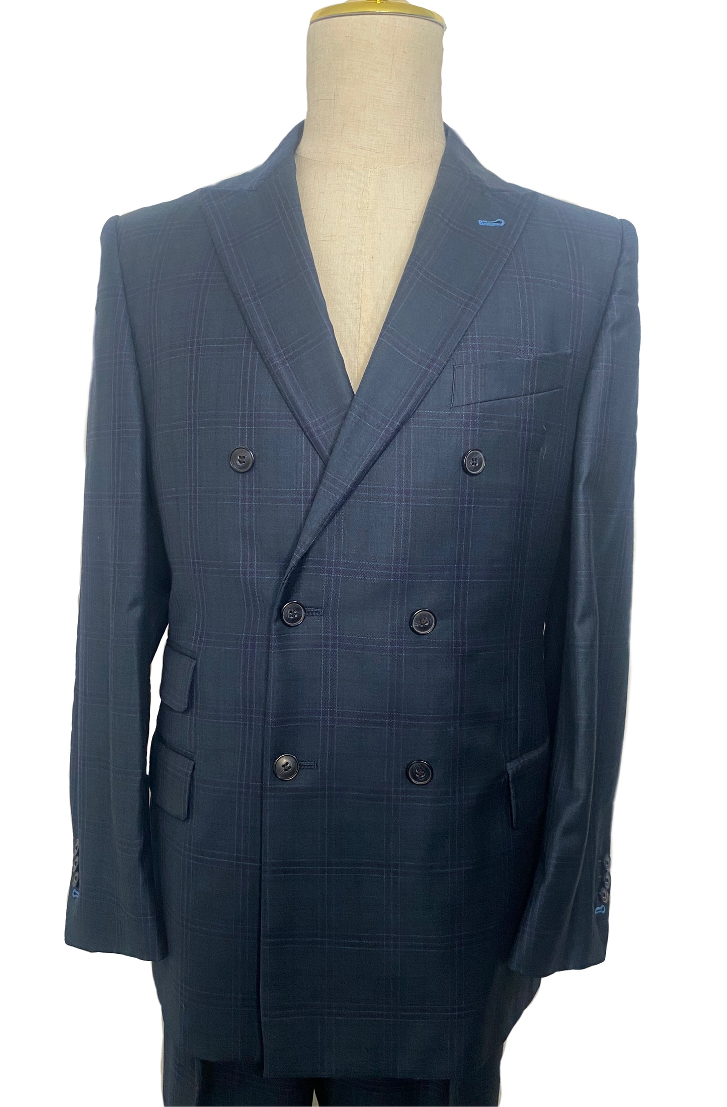 Bottlegreen Double Breasted 2 Piece Suit