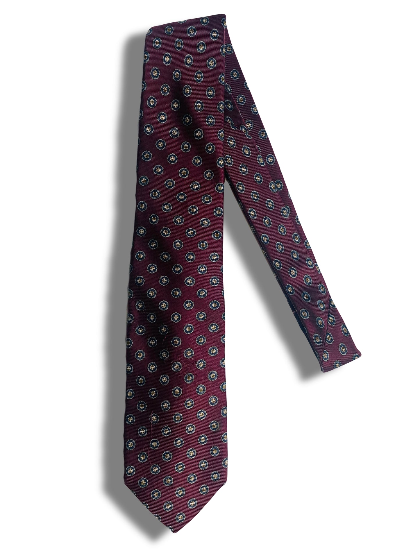 Burgundy Medallion Tie