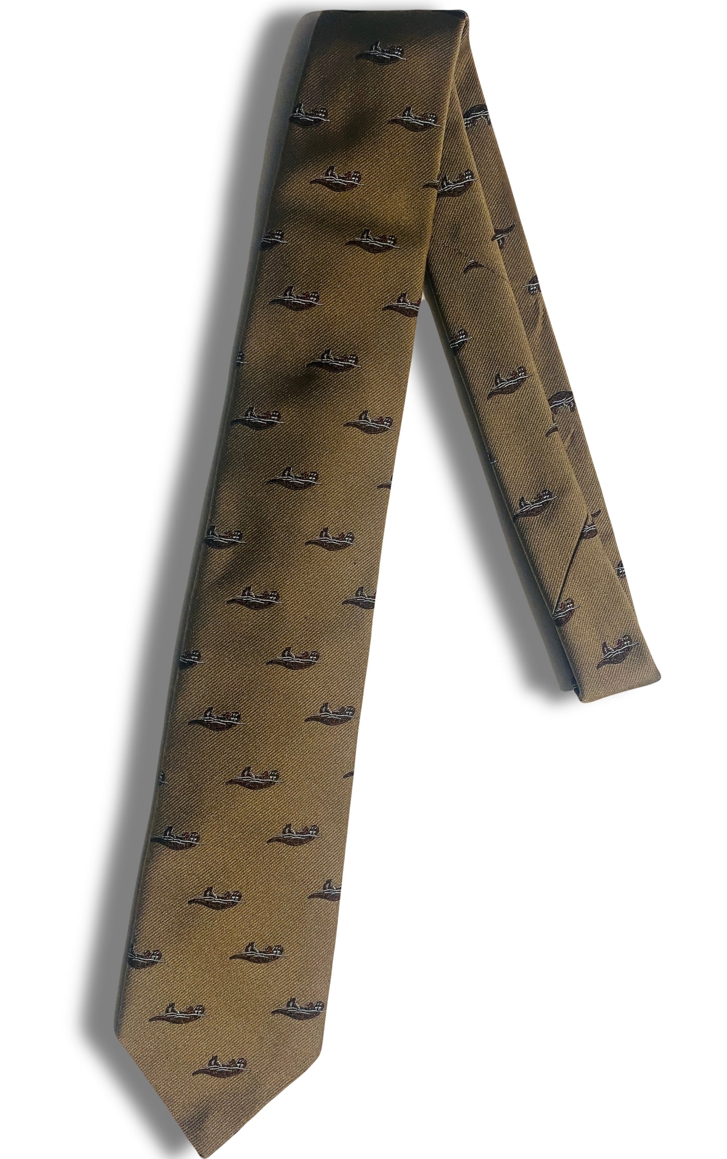 Tan Otter Motif Tie