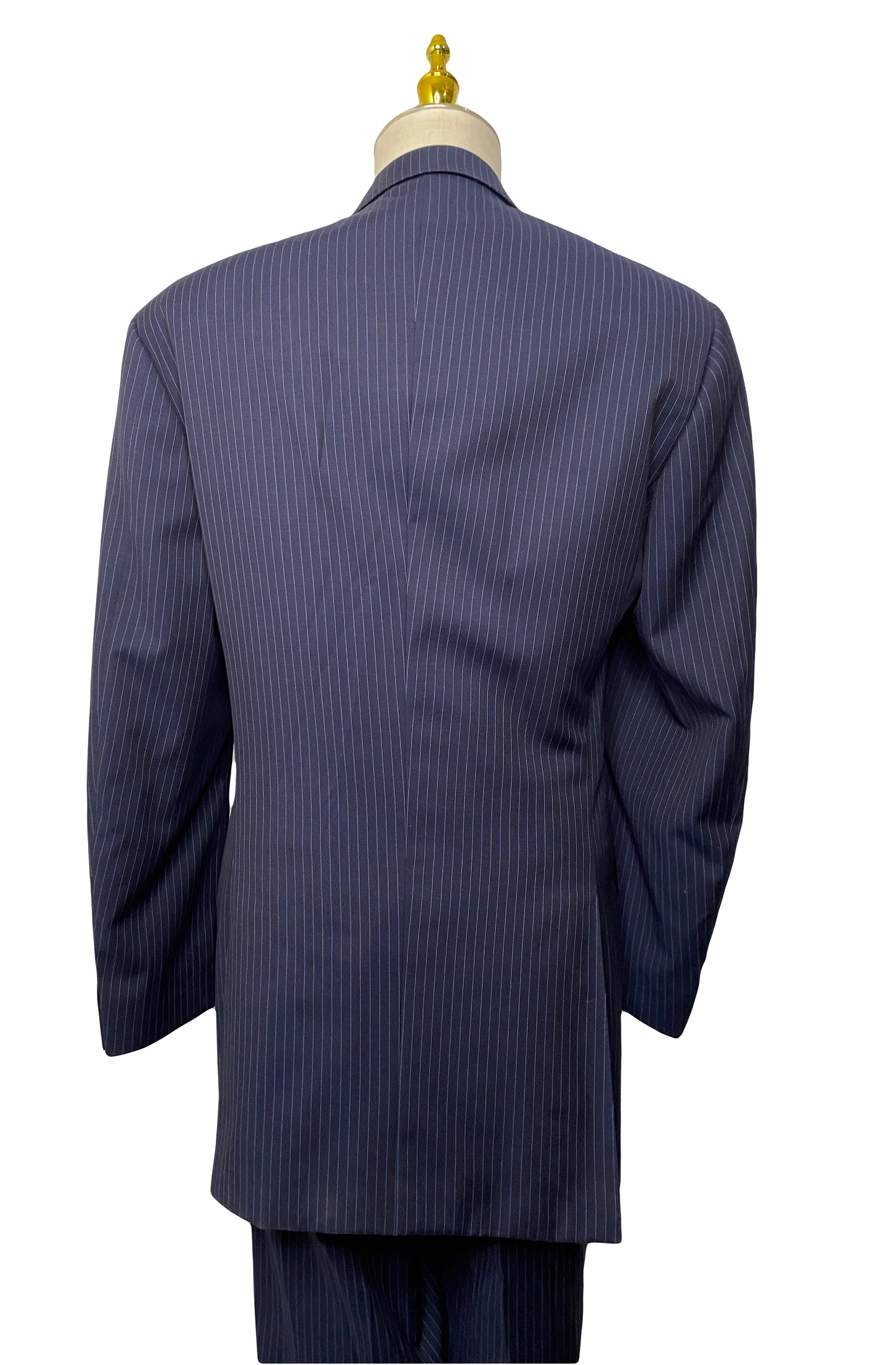 Blue Pinstripe 2 Piece Suit ((41)