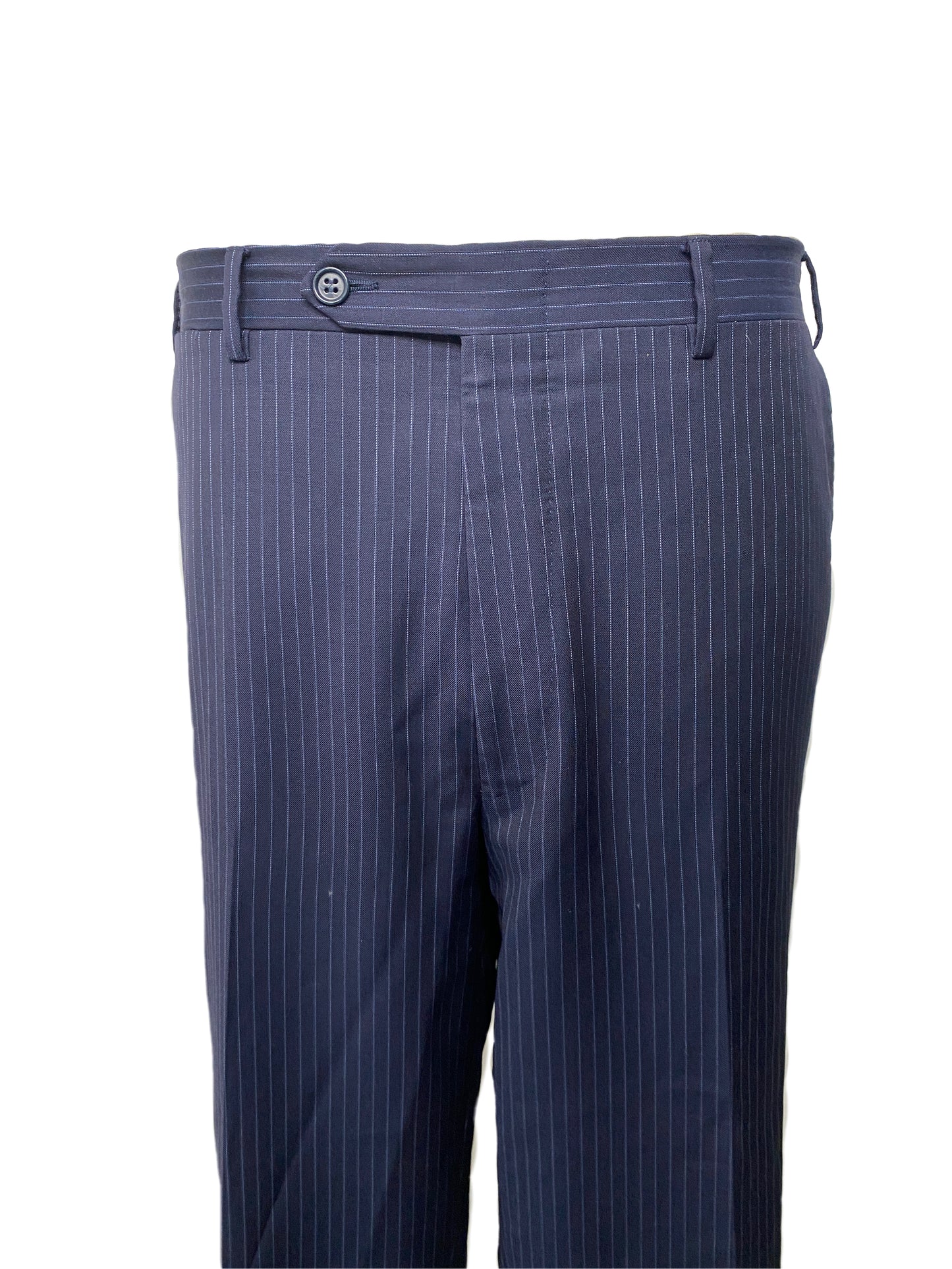 Blue Pinstripe 2 Piece Suit ((41)