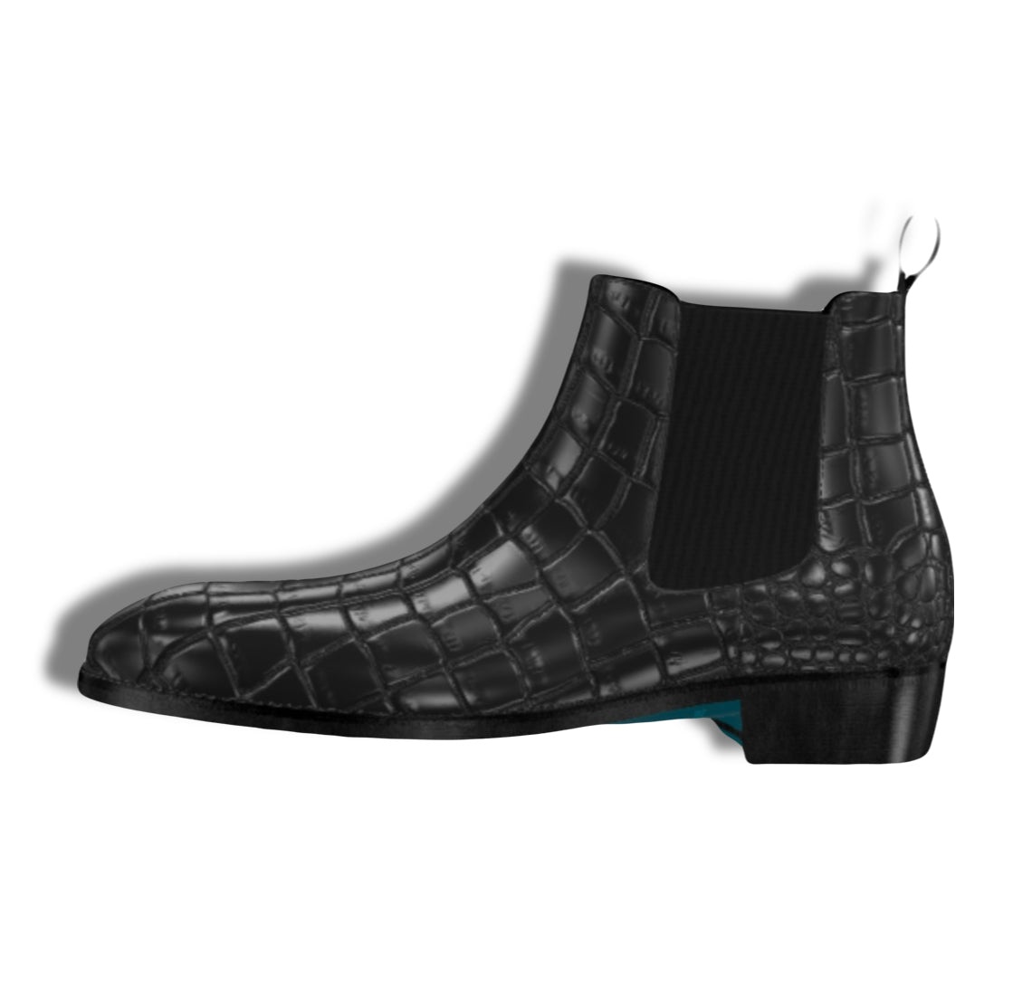 Struthers Crocodile Chelsea Boot