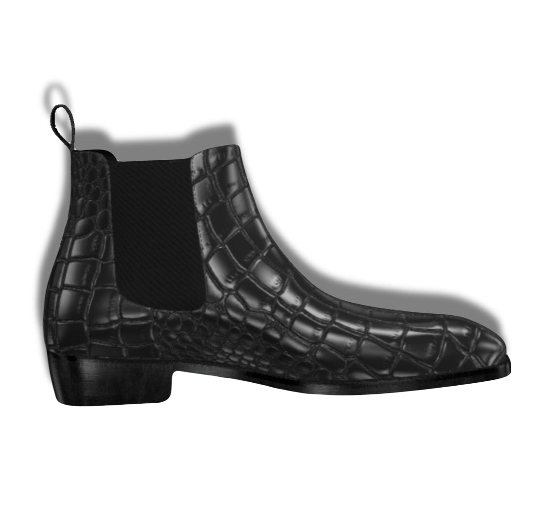 Struthers Crocodile Chelsea Boot