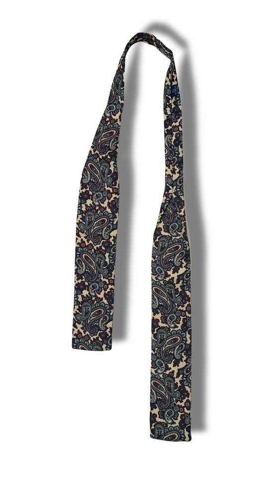 Western Stock  Tie (Buff Paisley)