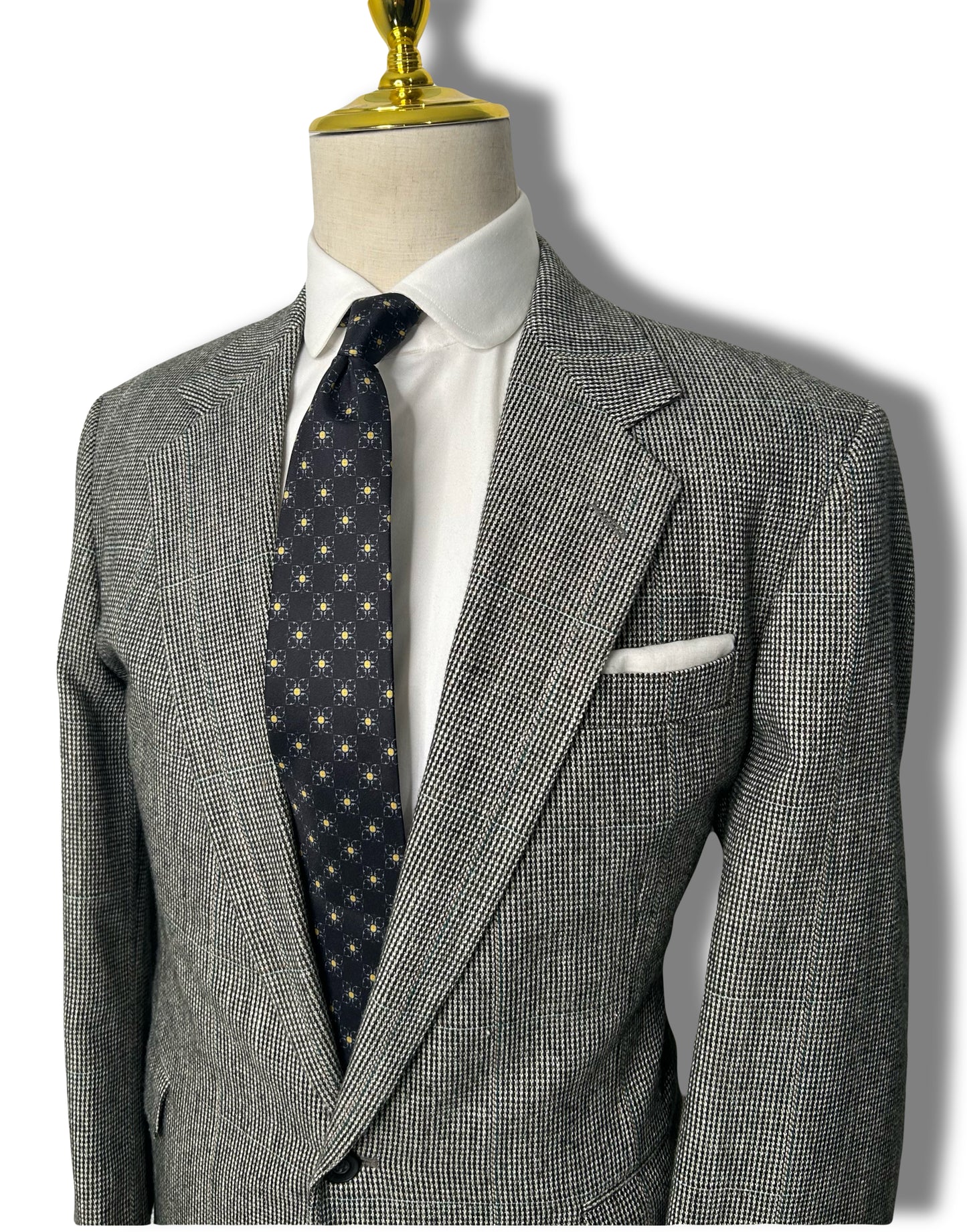 Black and White Check Sportcoat (44)