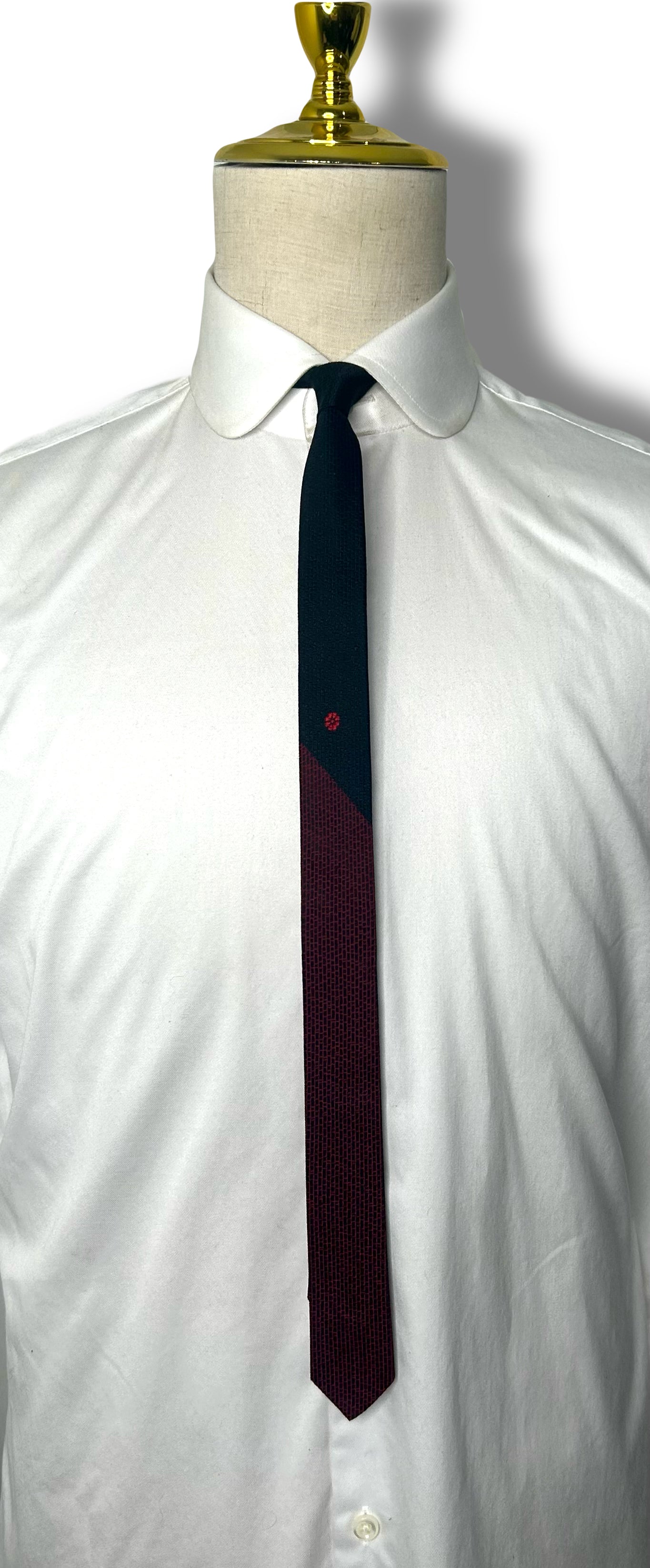 Red/Black Skinny Tie