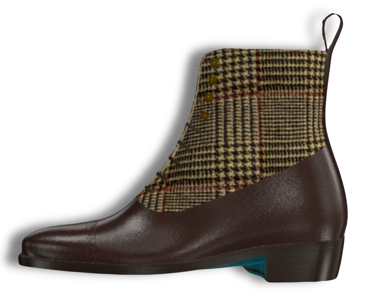 Patriot Boot (Dark Brown/Tweed)