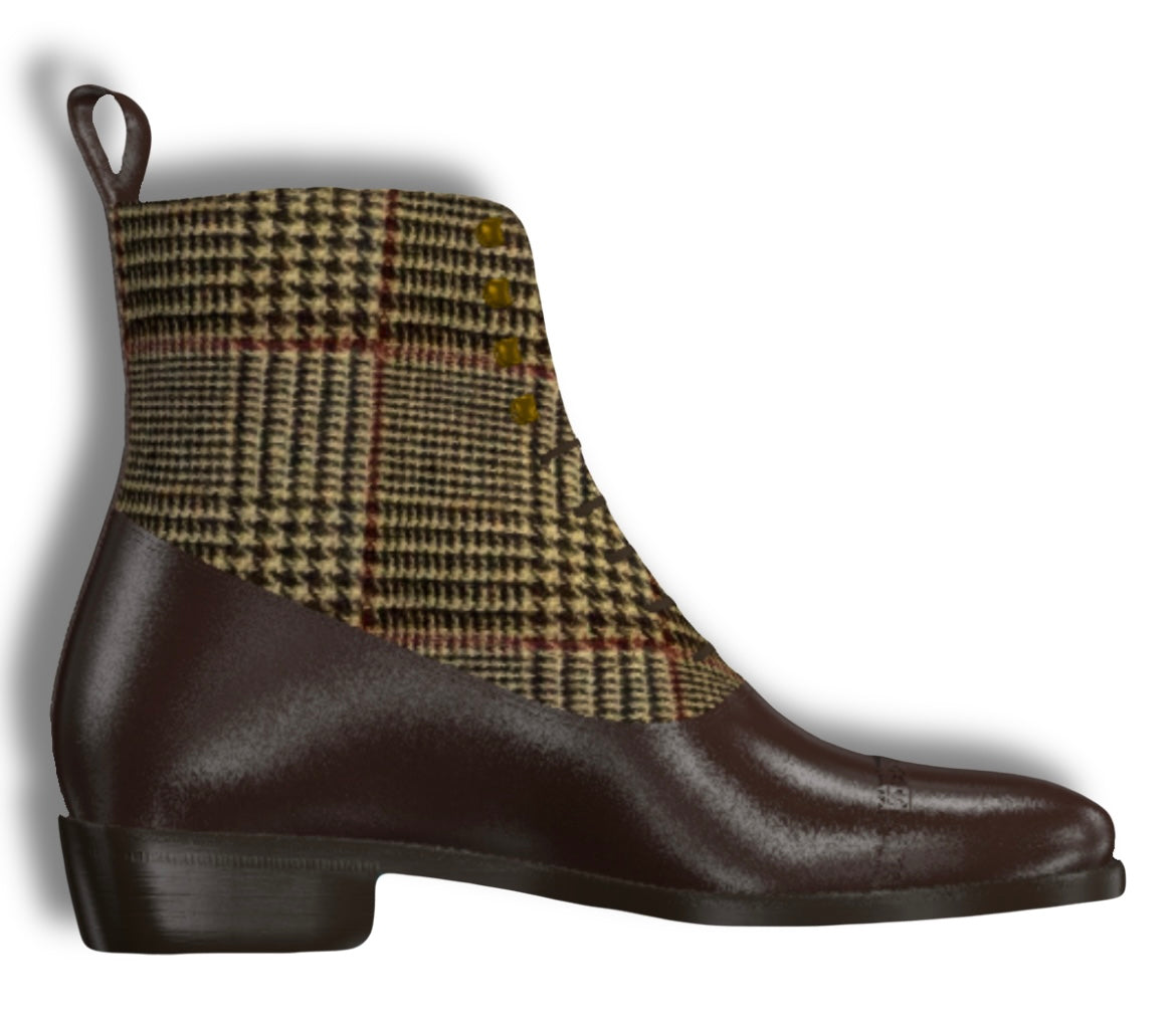 Patriot Boot (Dark Brown/Tweed)