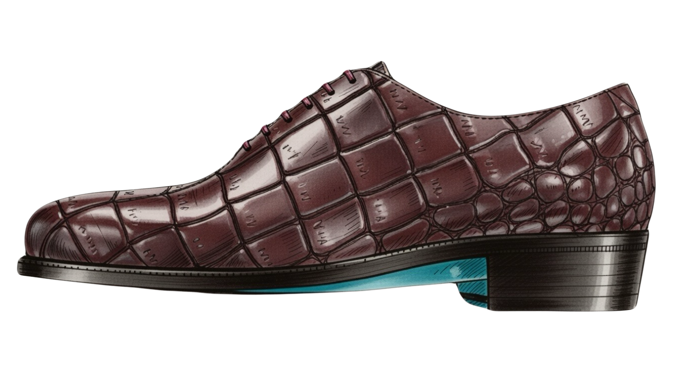 Lolong Wholecut (Burgundy)