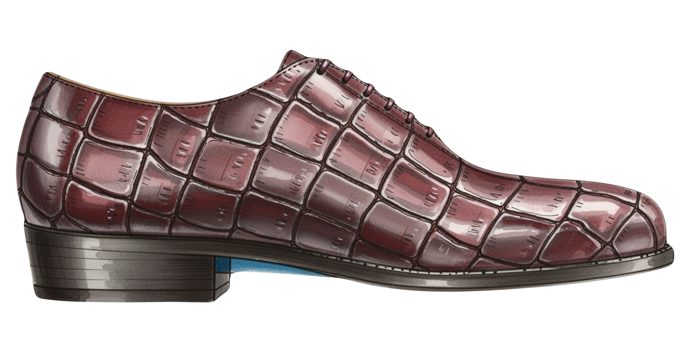 Lolong Wholecut (Burgundy)